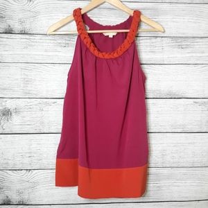 Banana Republic Color Block Sleeveless Top Size M